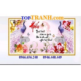 Tranh thêu chữ Hiếu